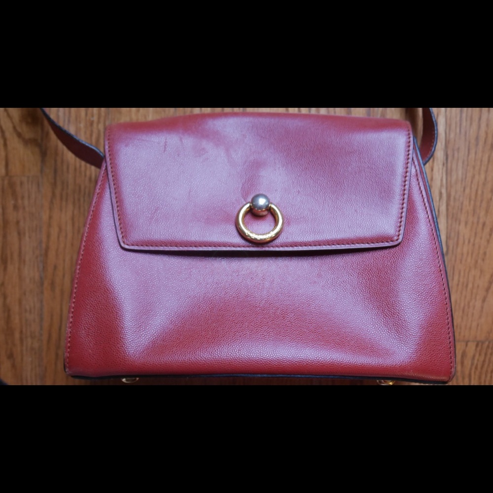 Vintage Celine Red Handbag